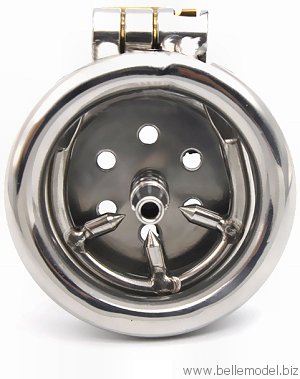 Micro (flat) cock cage with barbed anti-shedding ring, South Africa, Pretoria Micro (flat) cock cage with barbed anti-shedding ring, South Africa, Pretoria