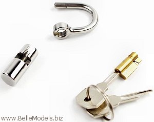 Male genital locks. South Africa, Pretoria, Gezina